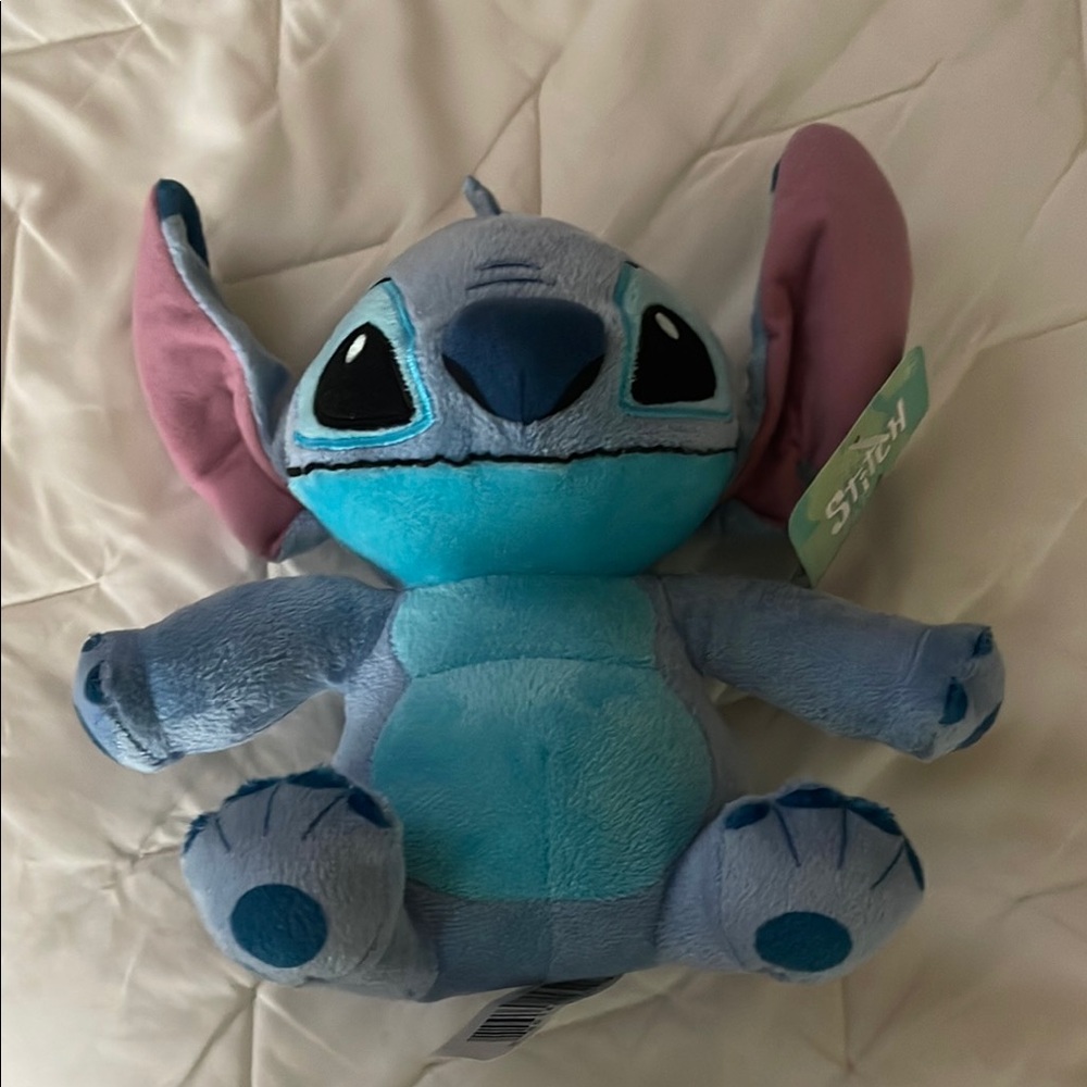 Disney Stitch Stuffed Animal Blue and Pink